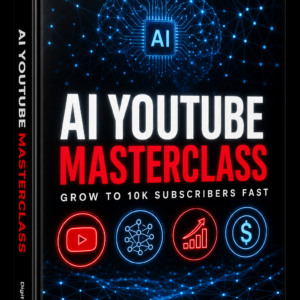 AI YouTube Masterclass eBook Cover