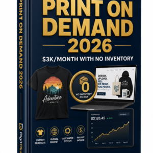 Print on Demand 2026: $3K/Month with No Inventory